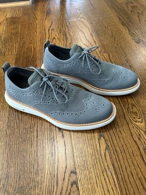 Cole Haan Gray Wingtip - OriginalGrand Remastered Stitchlite Oxfords